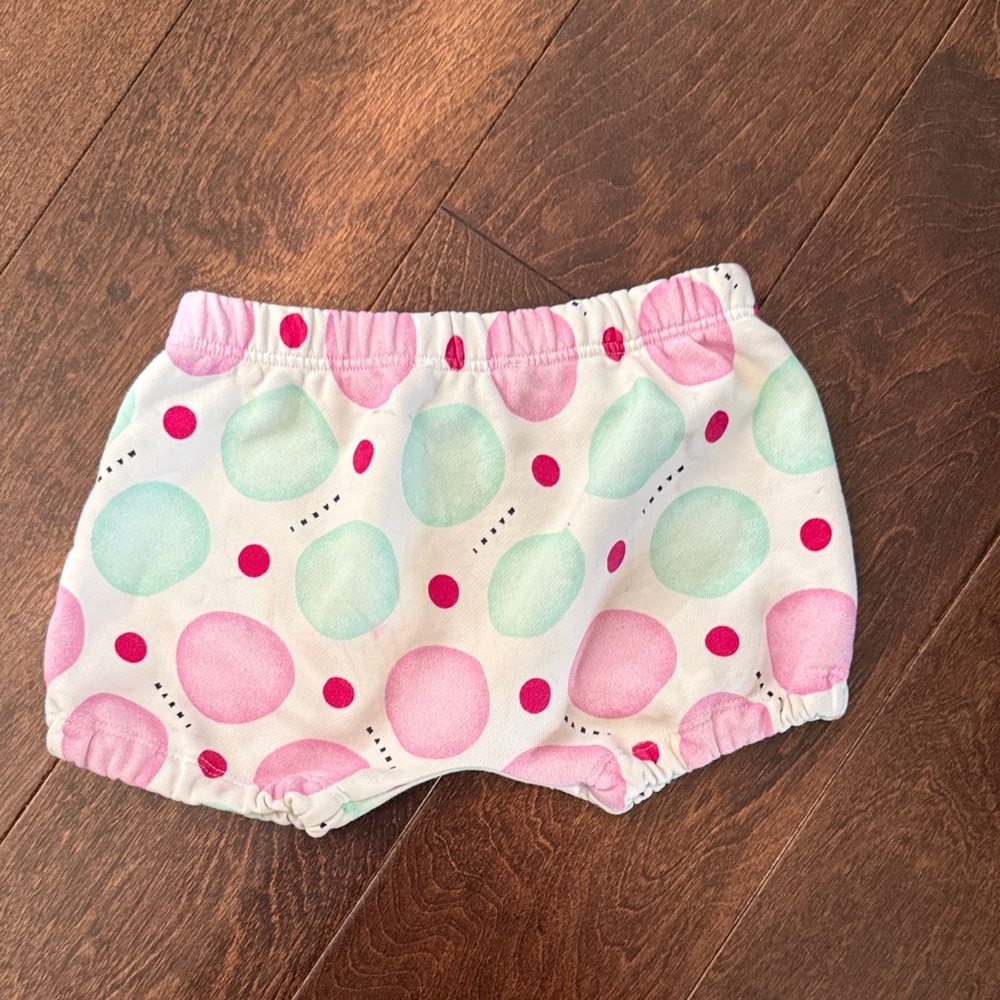 Marni Pink and Green Polka Dot Diaper Cover